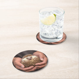 Imitate für niedliche Igel Rose Gold Untersetzer