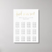 Imitate für schöne kalligraphische Seekarten Leinw Leinwanddruck (Vorderseite)