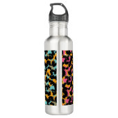 Imitate für Tierdrucke Fohlen Sie den Mit Monogram Edelstahlflasche (Rückseite)