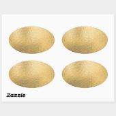 Imitate für unbedruckte Gold-Blank-Vorlage Ovaler Aufkleber (Blatt)