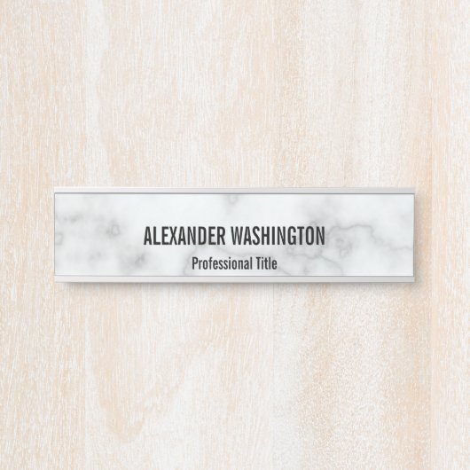 Imitate für Unternehmen - Name des Beruflichen Mar Türschild (Vorderseite )