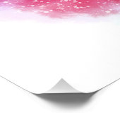 Imitate Galaxy Watercolor Regenbogen Traum Groß Poster (Ecke)