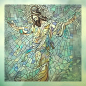 Imitate gebrochen Glass Jesus Fensteraufkleber (Blatt 3)