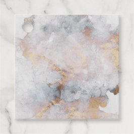 Imitate Geometrisch aus Gold-Marmor Geschenkanhänger