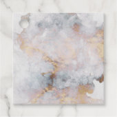 Imitate Geometrisch aus Gold-Marmor Geschenkanhänger (Vorderseite)