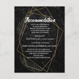 Imitate Geometrische Unterkunft in Marmor Ankündigungspostkarte