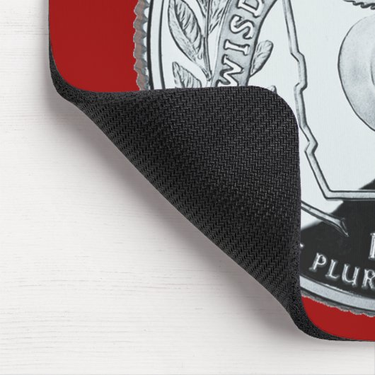 Imitate Georgia Staat Quarter Mousepad (Ecke)