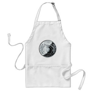 Imitate Georgia Staat Quarter Schürze