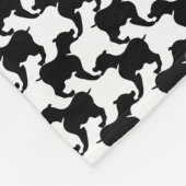 Imitate, gepickt mit Dogs-Mode Blanket 1 Fleecedecke (Ecke)