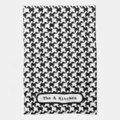 Imitate, gepied de poule mit Dogs mode K Handtuch (Vertikal)