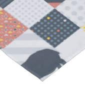 Imitate-gequiltes Hippo Tischdecke (Schrägansicht)