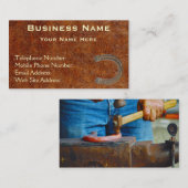 Imitate Geschenkte Leder Western Stil IV Biz Karte (Vorne/Hinten)