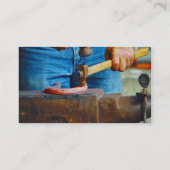 Imitate Geschenkte Leder Western Stil IV Biz Karte (Rückseite)