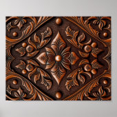 Imitate geschlitztes Leder Poster (Vorne)