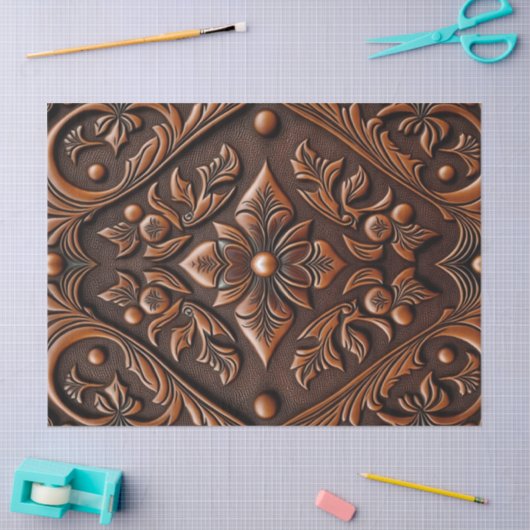 Imitate geschlitztes Leder Seidenpapier (Basteln)