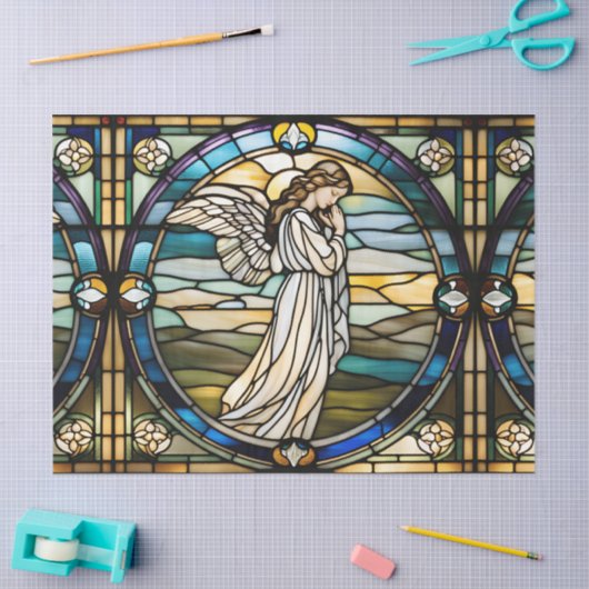 Imitate Gestaltete Glasseide Design für Decoupage  Seidenpapier (Basteln)