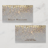 Imitate glänzen Design Visitenkarte (Vorne/Hinten)