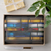 Imitate: Glass Coffee Cup und Saucer für Deko Seidenpapier (Geschenk)