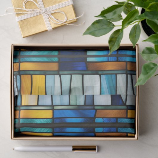 Imitate: Glass Sailboat für Decoupage Craft Seidenpapier (Geschenk)