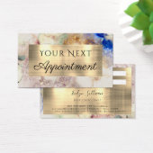 Imitate Glitzer Aquarell und Goldfolie (Schreibtisch)