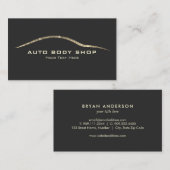 Imitate Glitzer Automotive - Body Shop Visitenkart Visitenkarte (Vorne/Hinten)