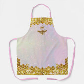 Imitate Glitzer Biene Schürze (Vorderseite)