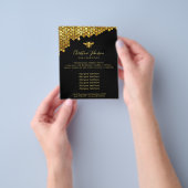 Imitate Glitzer Bienenwabenkraut, schwarzer Hinter Flyer (Gruppe)