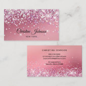 Imitate Glitzer-Design Visitenkarte (Vorne/Hinten)