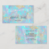 IMITATE Glitzer Details über IMITATE irisierende O Visitenkarte (Vorne/Hinten)