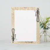 Imitate Glitzer flüstern personalisierte Rezeptorb (Stehend Vorderseite)