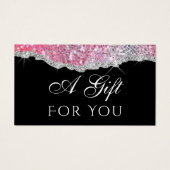 Imitate Glitzer-Folgekarte (Vorderseite)