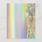 Imitate Glitzer Folienfolge Flyer (Hinten)