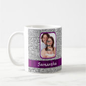 Imitate Glitzer Foto Hintergrund Kaffeetasse (Links)