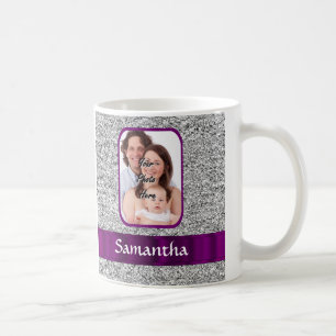 Imitate Glitzer Foto Hintergrund Kaffeetasse