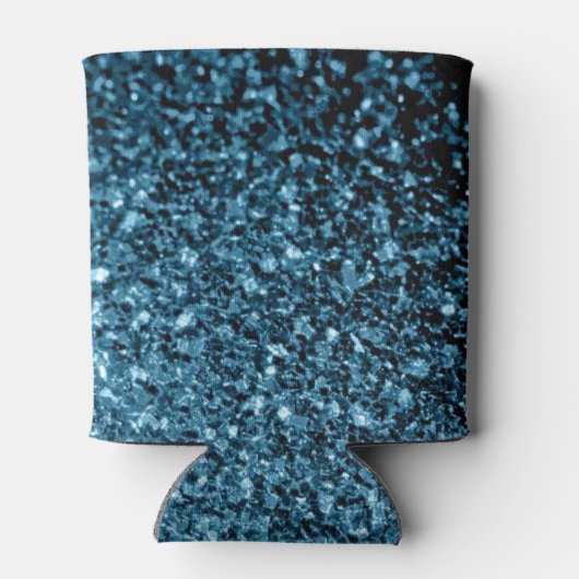 Imitate Glitzer Glitzern Monogram Dosenkühler (Rückseite)