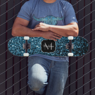 Imitate Glitzer Glitzern Monogram Skateboard