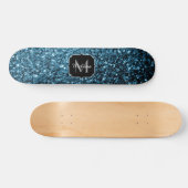Imitate Glitzer Glitzern Monogram Skateboard (Horizontal)