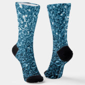 Imitate Glitzer Glitzern Monogram Socken (Gewinkelt)