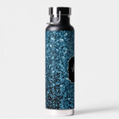 Imitate Glitzer Glitzern Monogram Trinkflasche (Rechts)