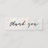 Imitate Glitzer Hintergrund Mini-Visitenkarte Mini Visitenkarte (Vorderseite)