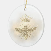 Imitate Glitzer Honigbiene Keramik Ornament (Links)
