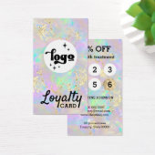 Imitate Glitzer-Loyalitätskarte (Schreibtisch)