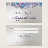 Imitate Glitzer mermaid-Folge Terminierungskarte (Vorne & Hinten)