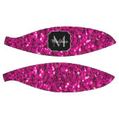 Imitate Glitzer Monogramm, Hot-pink-Glitzern Basketball (Panele)