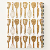 Imitate Glitzer Niedliche Küche Geschirrspüler Mus Notizblock (Rückseite)