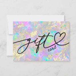 Imitate Glitzer Opal Geschenkgutschein