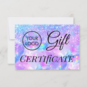 Imitate Glitzer Opal Geschenkgutschein
