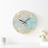 IMITATE Glitzer opal Große Wanduhr (Zuhause)