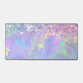 Imitate Glitzer Opal-Visitenkarte Schreibtischunterlage (Vorderseite)