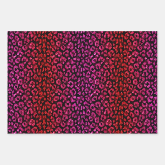 Imitate Glitzer Papier aus Leopardenpapier (Vorderseite 2)